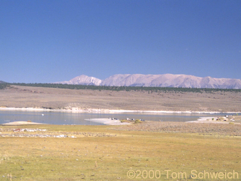 Lake Crowley and the White Mountains