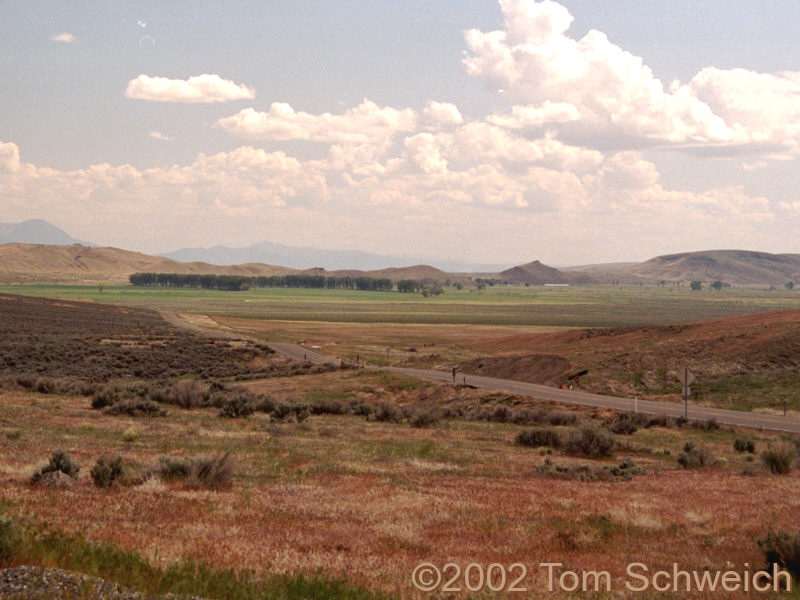 Looking south toward Beowawe from US I-80.