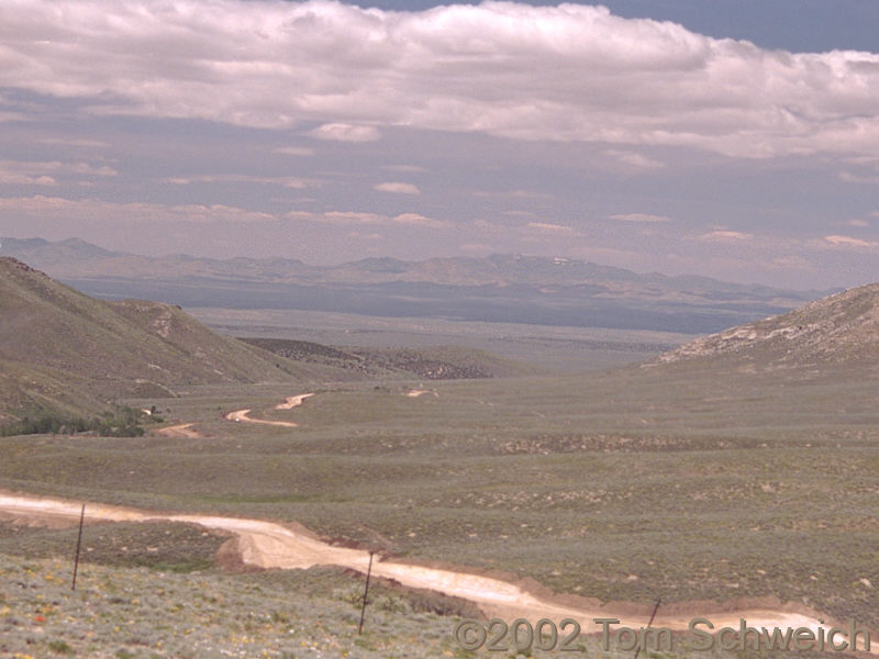 Looking West from Harrison Pass.