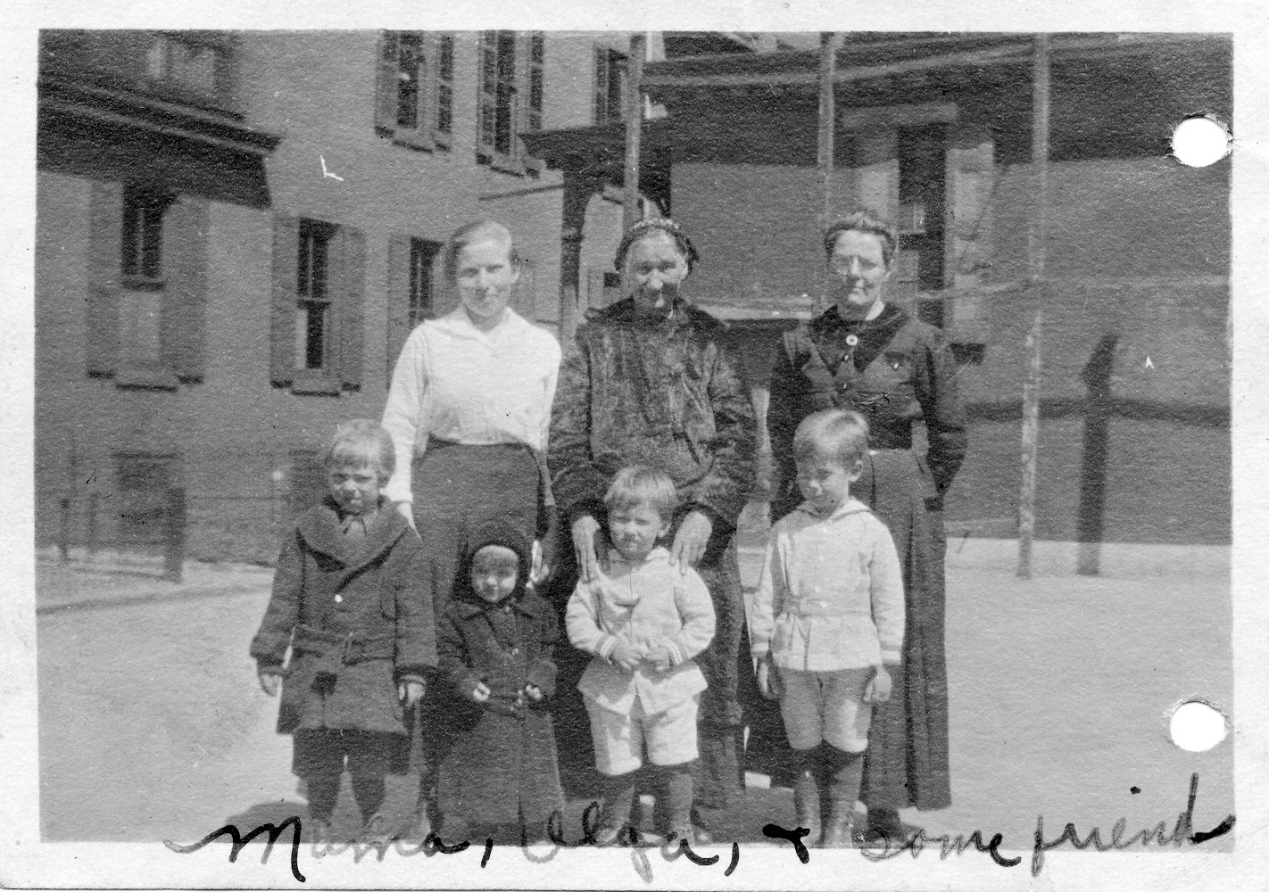 Mama, Olga, and some friends