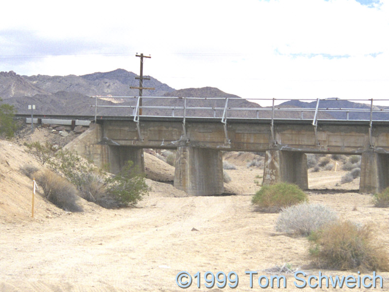 Railroad bridge over Macedonia Canyon Road.