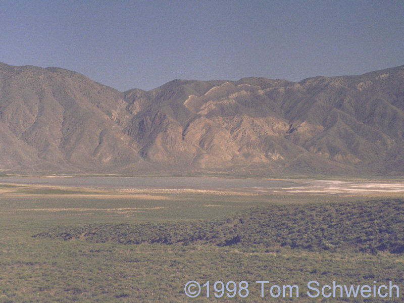 Intermittent lake in Deep Springs Valley.