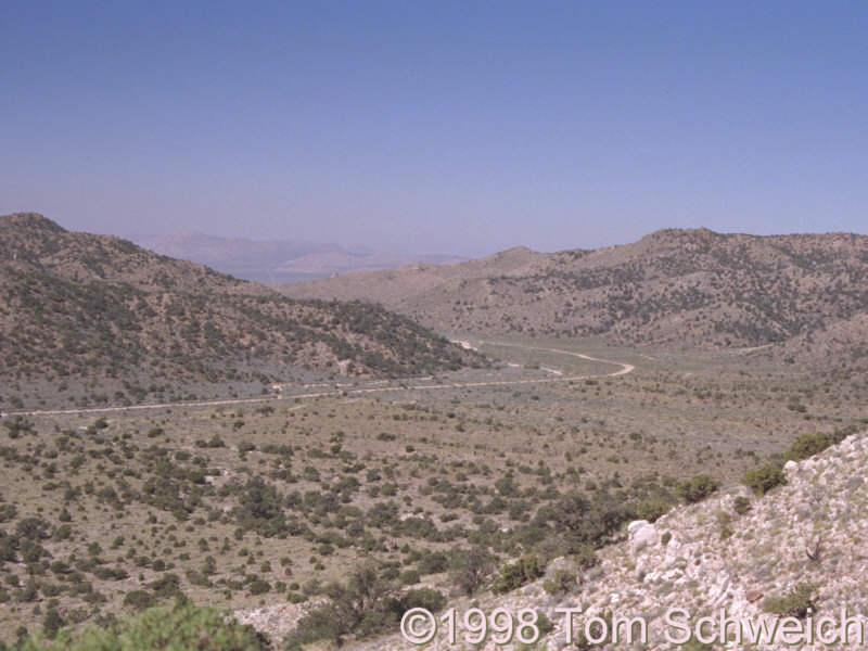 Cedar Canyon as seen from Pinto Mountain