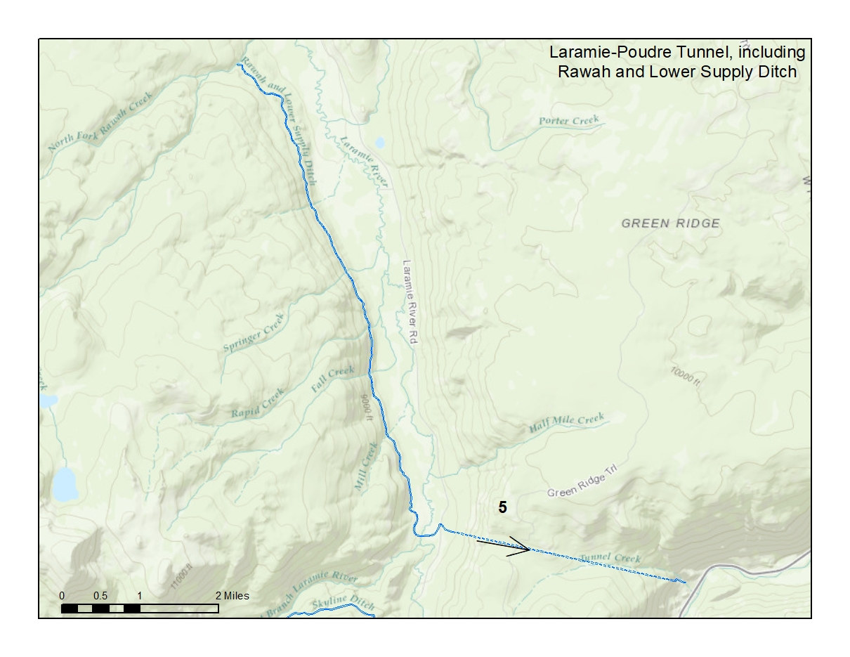 Colorado, Larimer County, Laramie-Poudre Tunnel