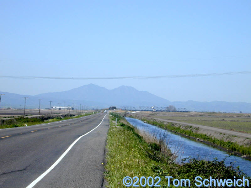 Mount Diablo as seen from Victoria Island.