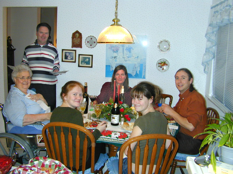 The Kitchen crew for Christmas Dinner.