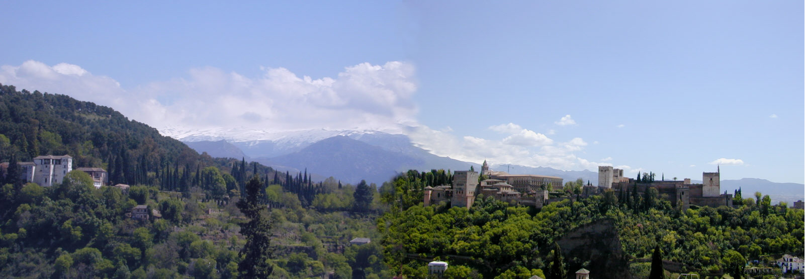La Alhambra from Mirador de Nicolas.
