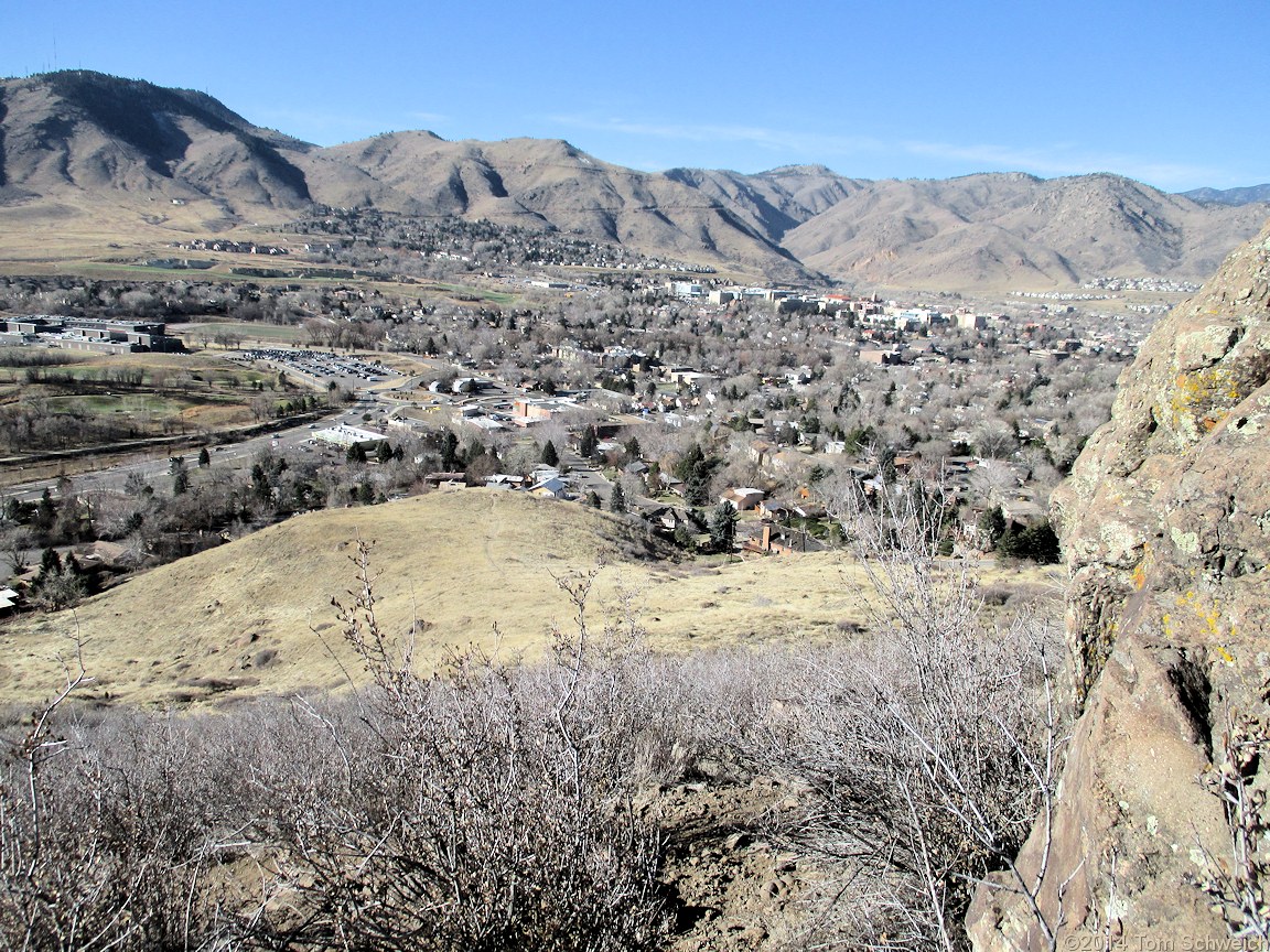 Colorado, Jefferson County, Golden, South Table Mountain