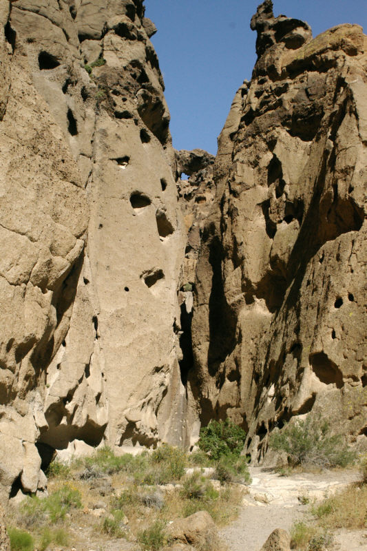Banshee Canyon from below.