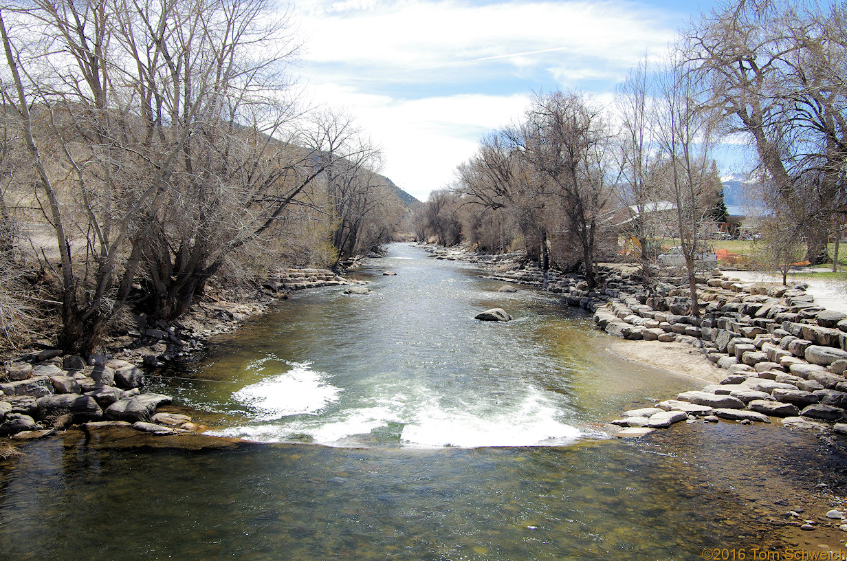 Arkansas River in downtown Salida
