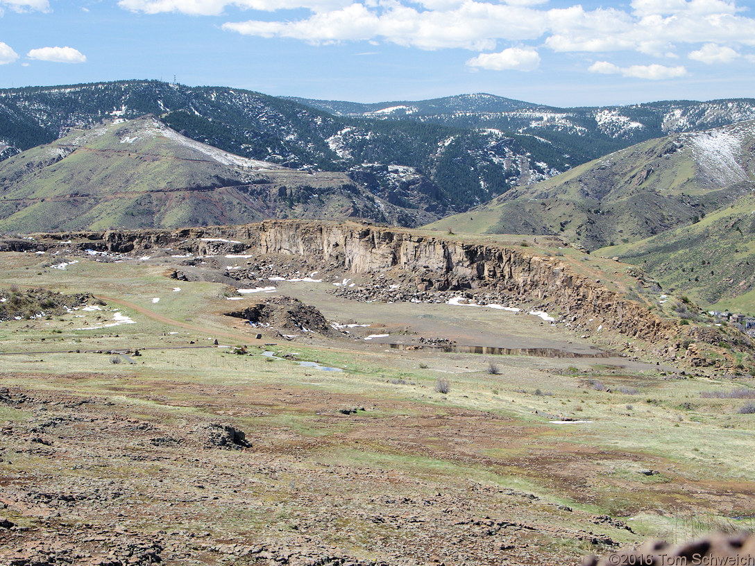 North Quarry from Lichen Peak.