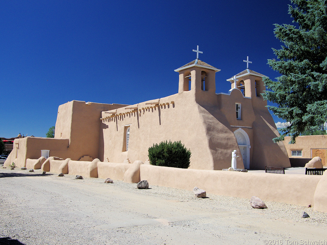 New Mexico, Taos County, San Francisco de Asissi Church