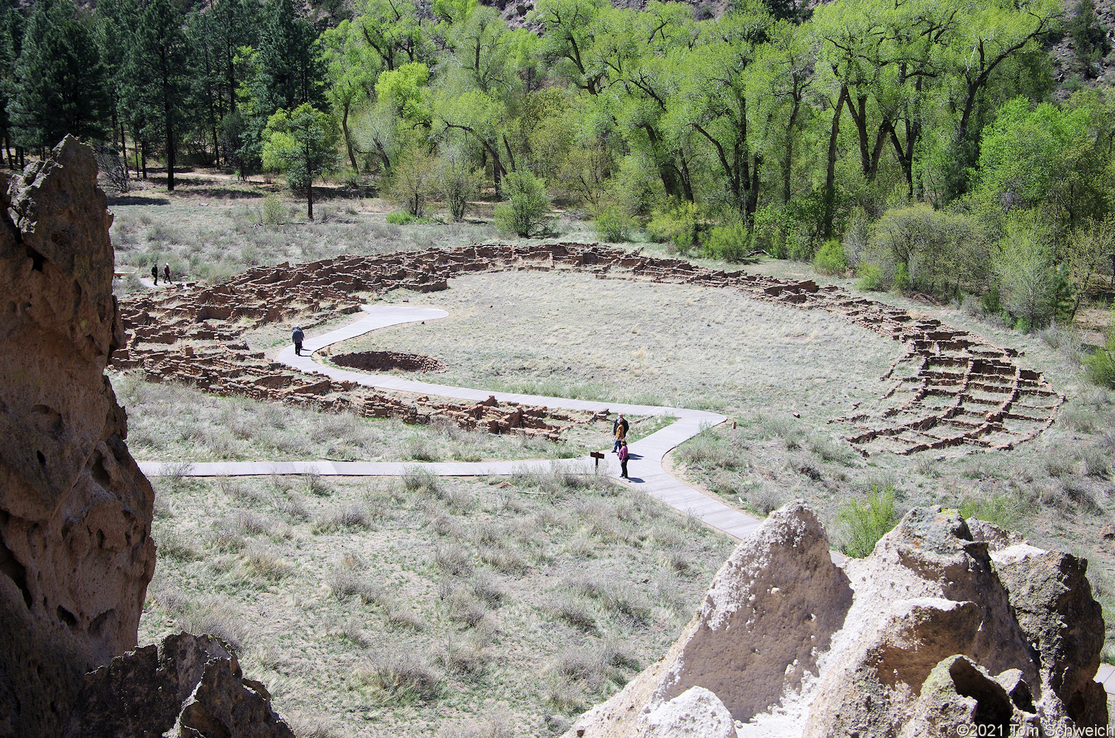 New Mexico, Sandoval County, Bandlier National Monument, Tyuonyi