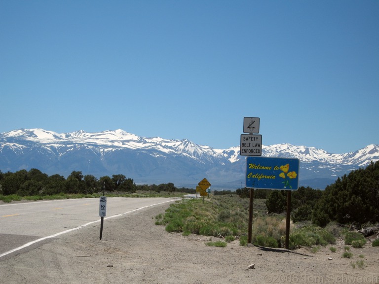 California State Line, Mineral County, California