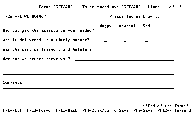 Electronic Postcard.