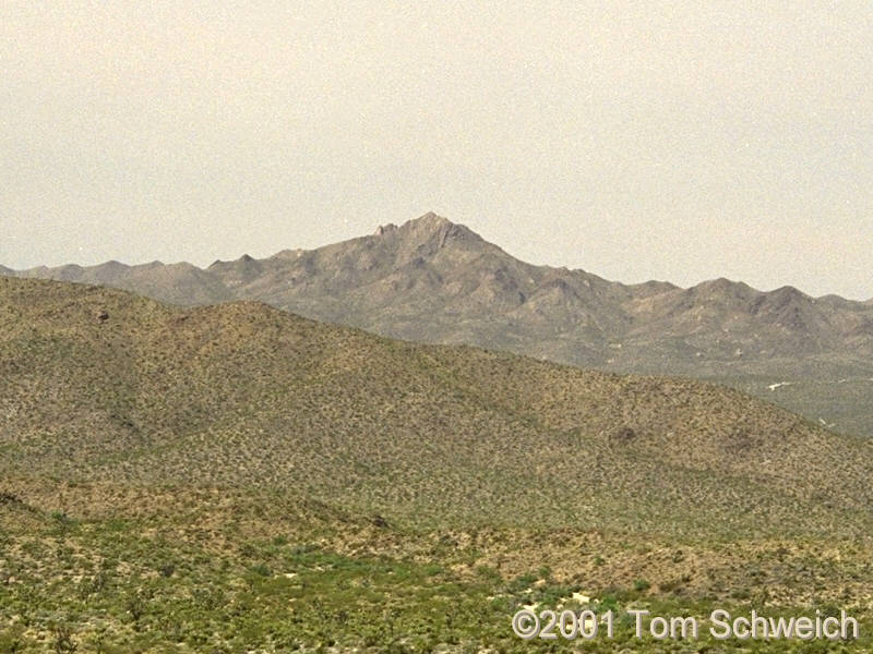 Kelso Peak as seen from the North.