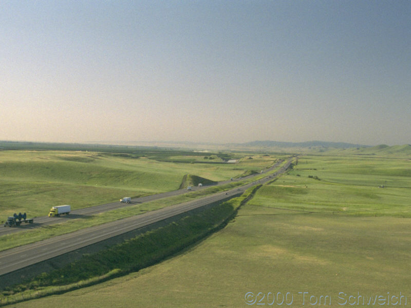 U. S. Interstate 5, south from Tracy to Santa Nella.