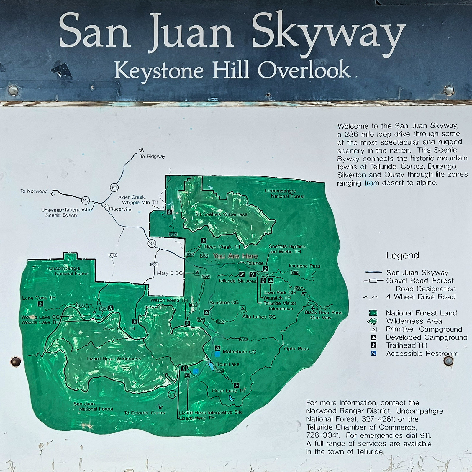 Colorado, San Miguel County, San Juan Skyway