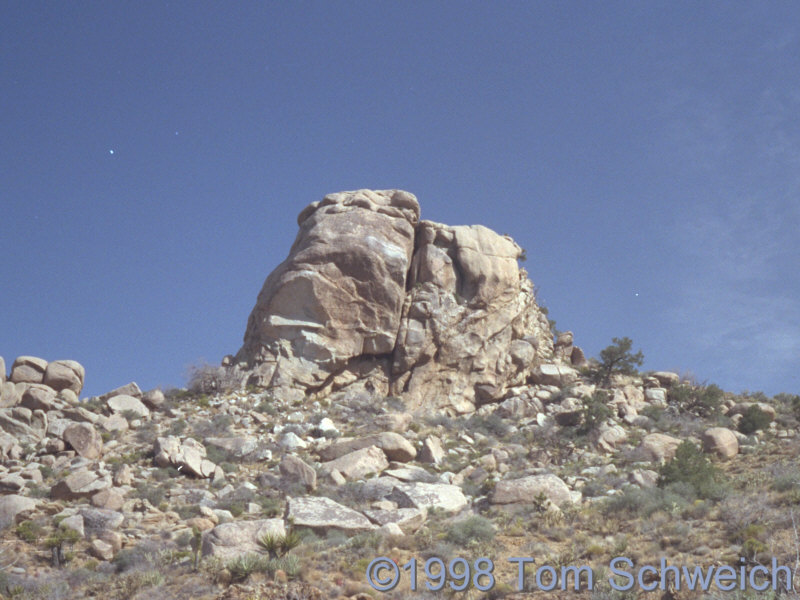Tower of granite in the Mid Hills.