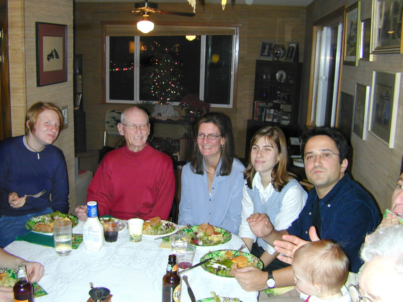 Christmas Eve dinner at Granddaddy's.