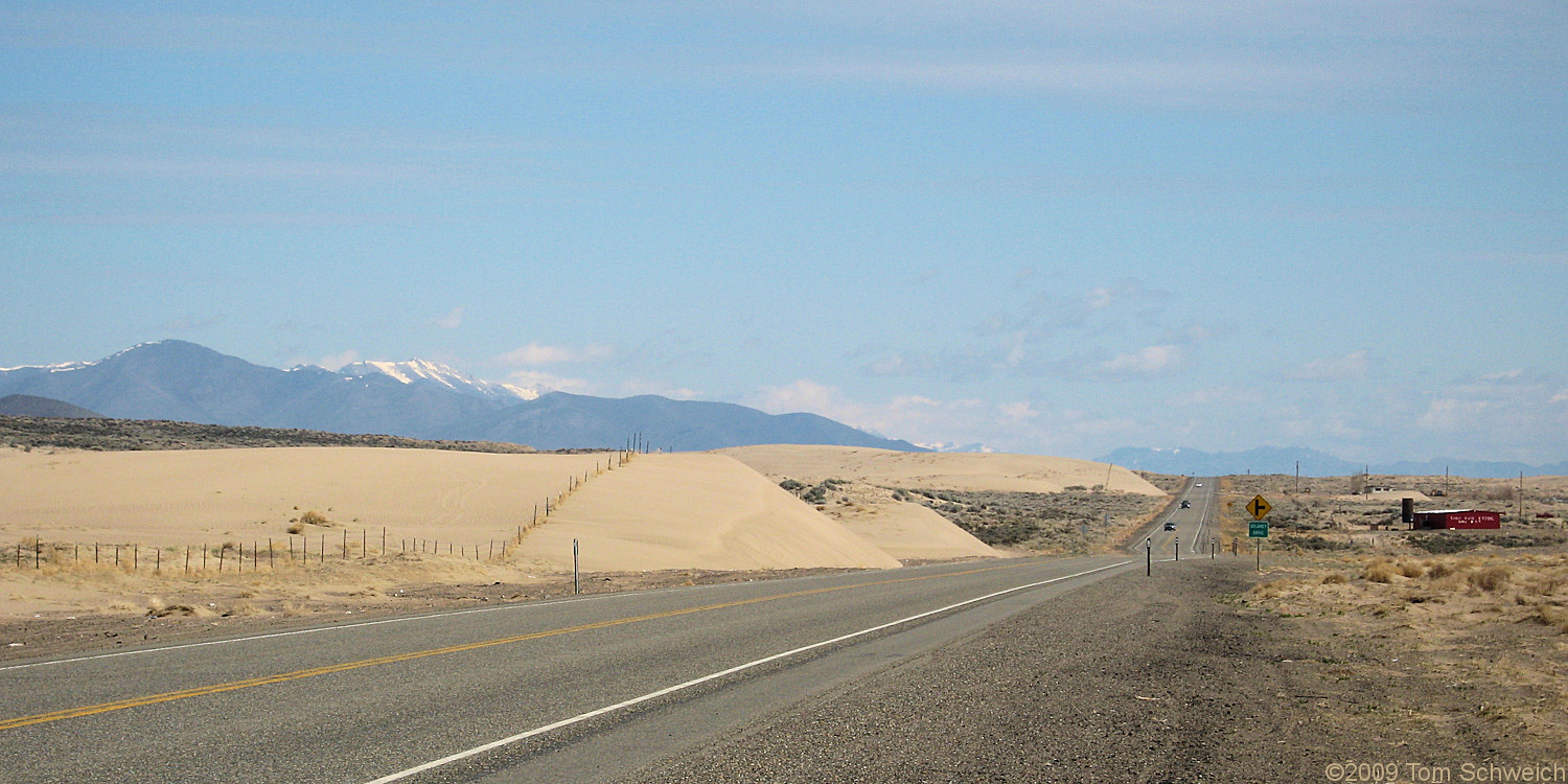 Winnemucca Dunes along US Highway 95