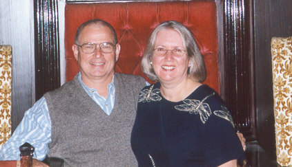 Mom and Dad at the PICU Christmas Party.